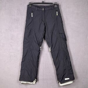 Vintage Y2K Liquid Ski Pants Womens M Black Snowboard Technical Gorpcore Cargo
